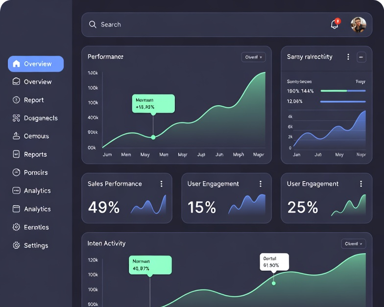 Dashboard IAWeb.click